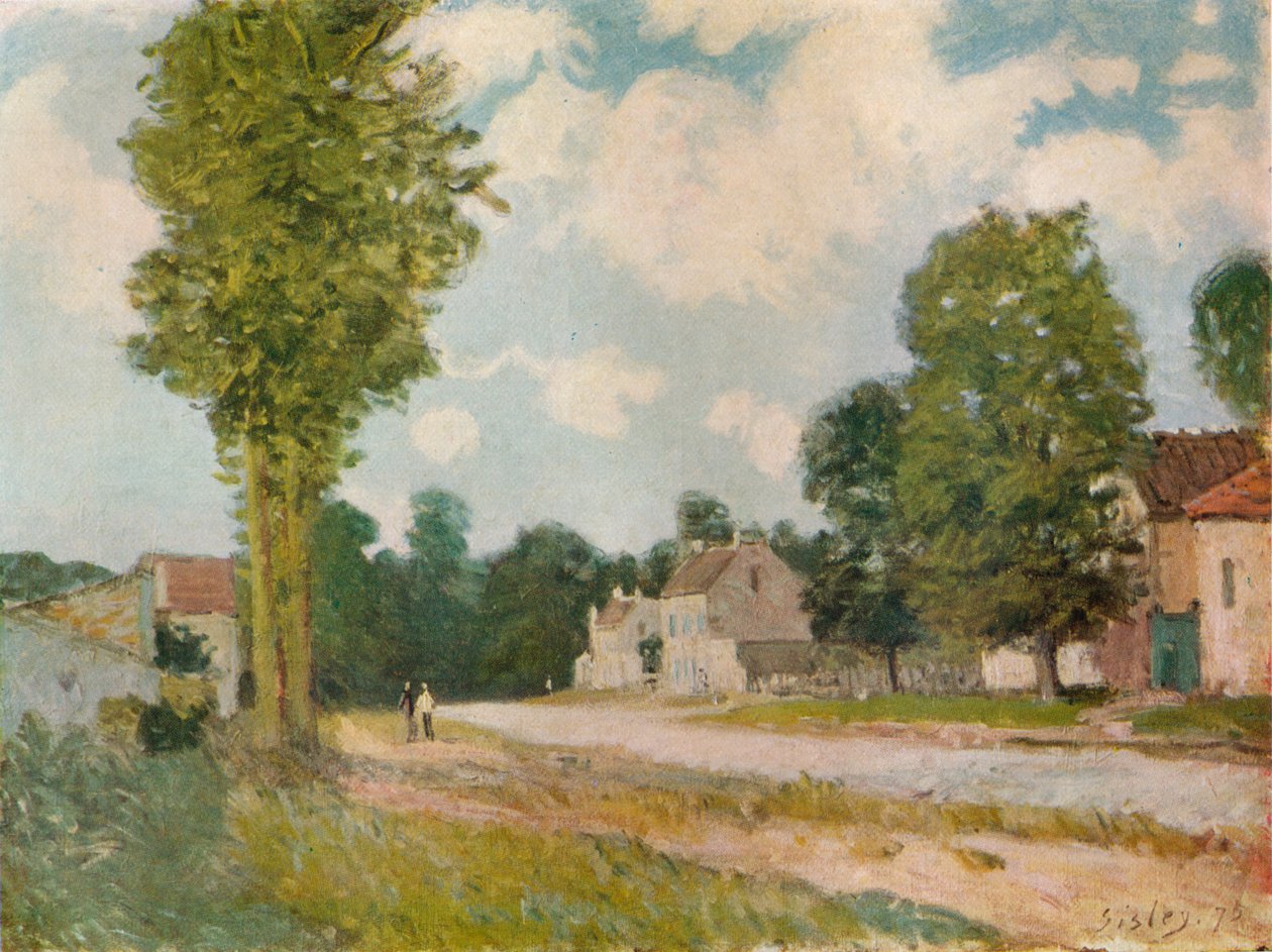 Út Versailles-ba, 19. század, 1929 alkotó: Alfred Sisley