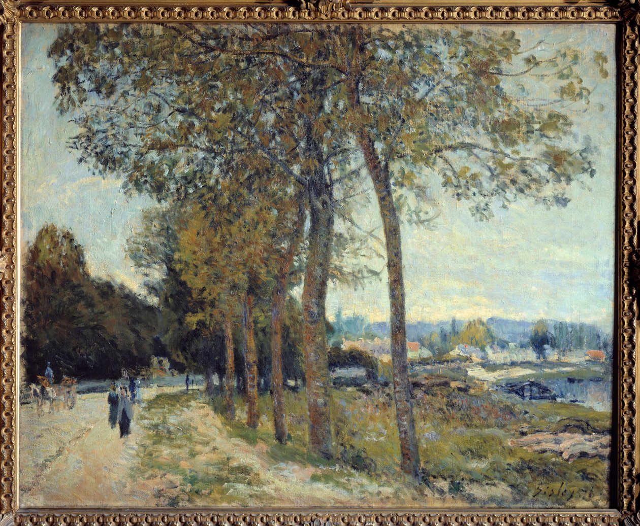 La Seine a Marly festménye, Alfred Sisley alkotó: Alfred Sisley