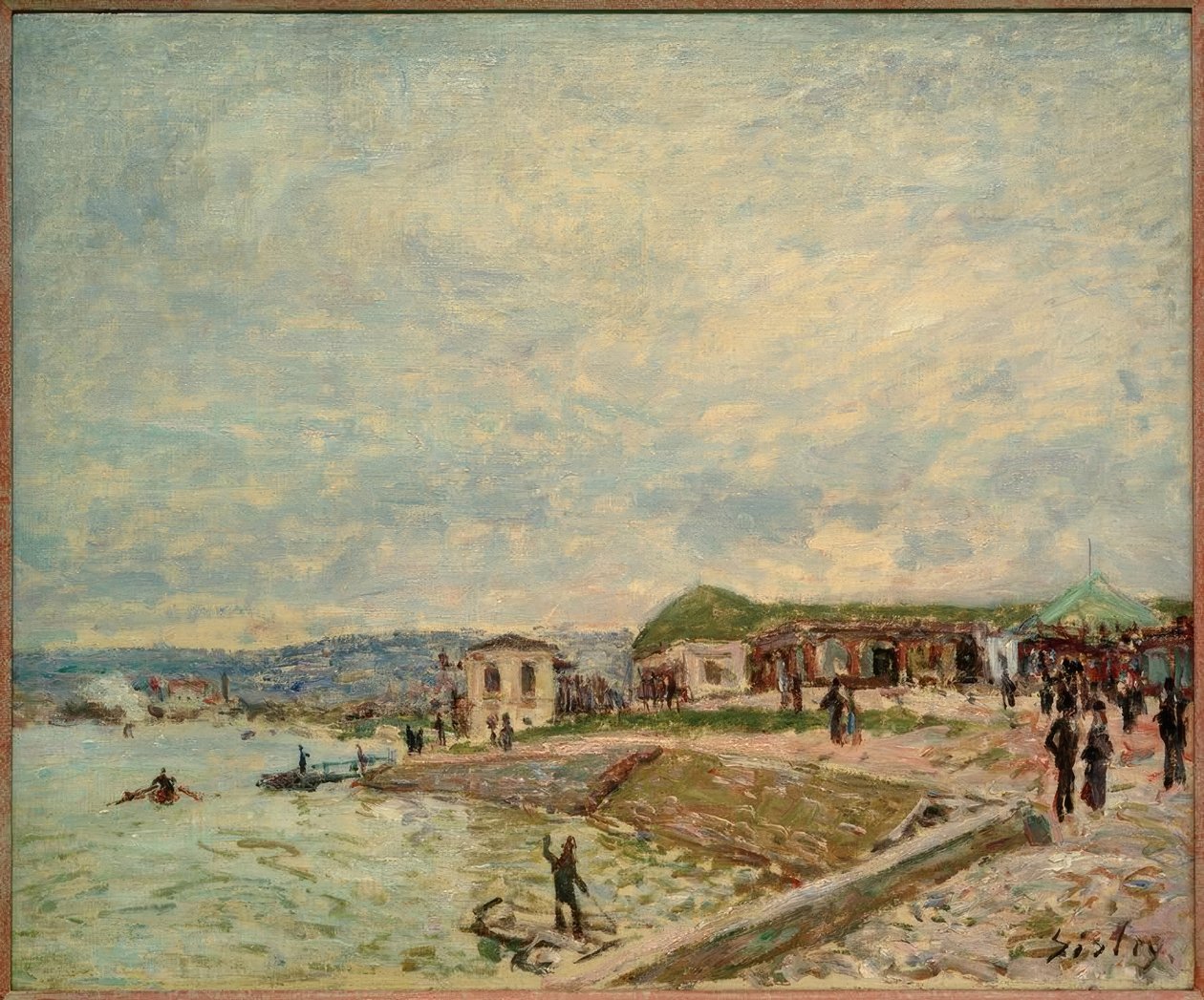 A Szajna Point-du-Jourban alkotó: Alfred Sisley