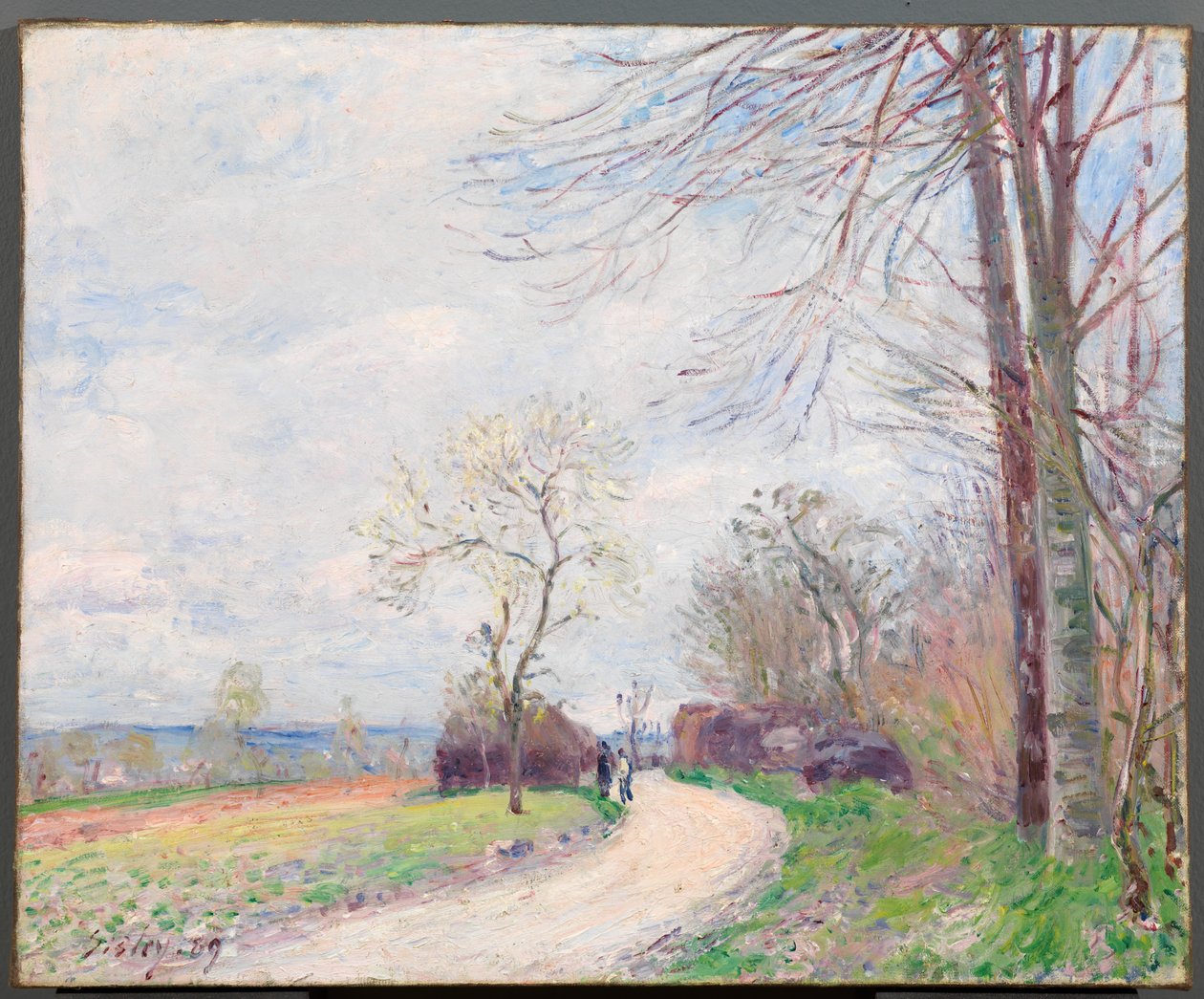 A Chemin des Buttes (tavasszal) alkotó: Alfred Sisley