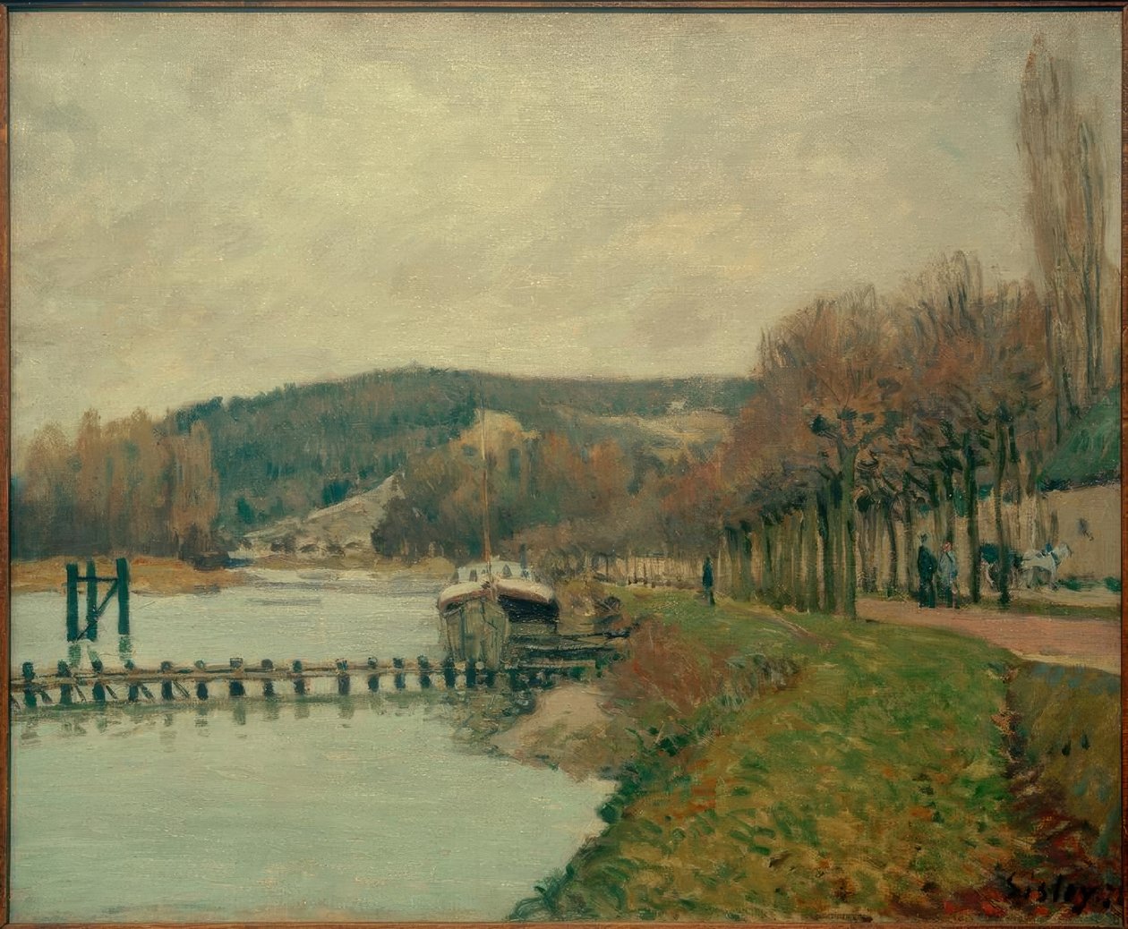 A Coteaux de Bougival alkotó: Alfred Sisley