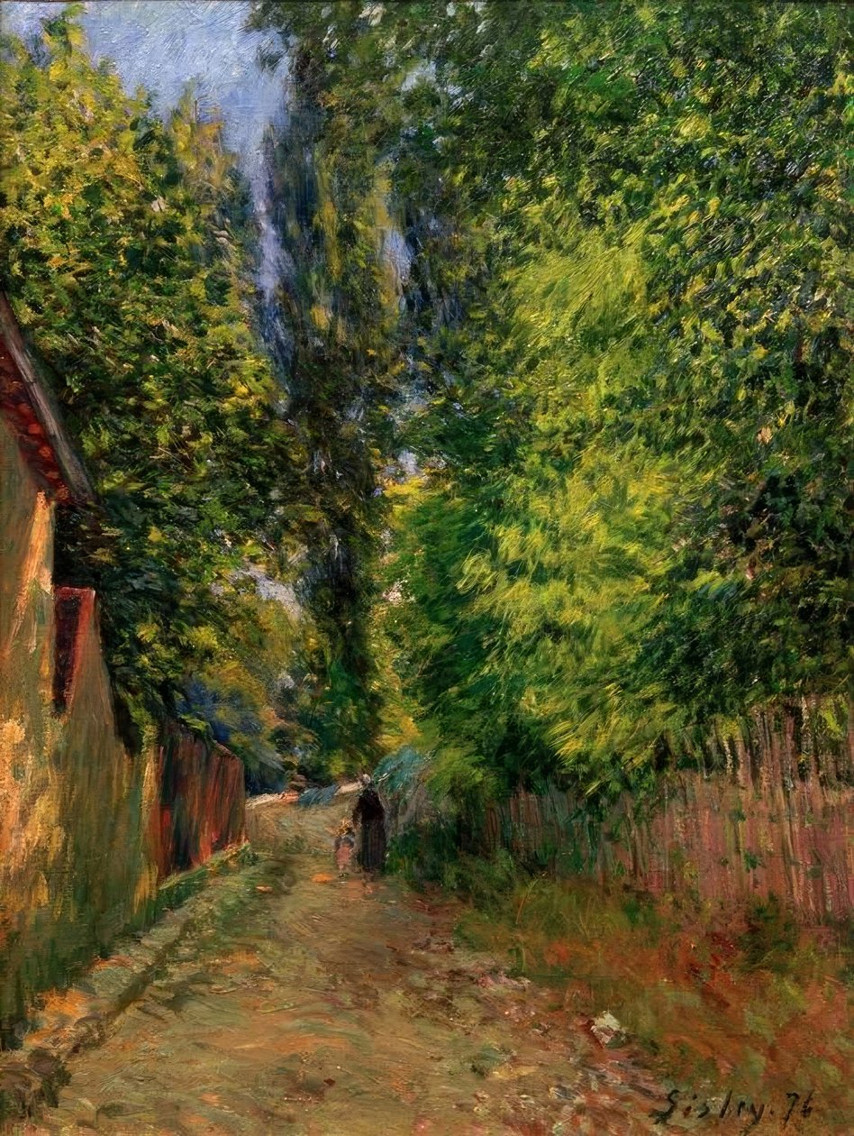 Louveciennes környéke alkotó: Alfred Sisley