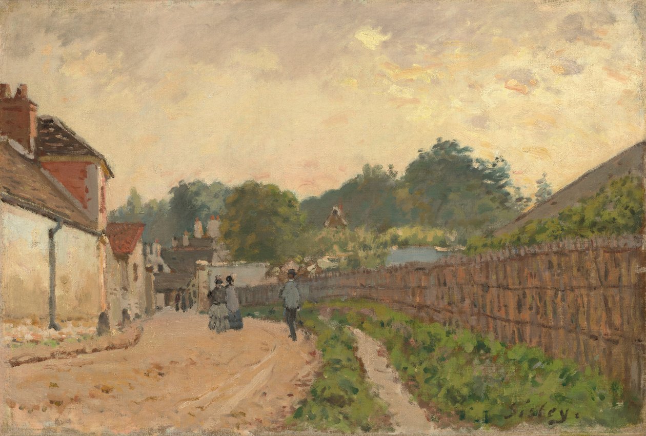 Marly-le-Roi, 1875 körül alkotó: Alfred Sisley