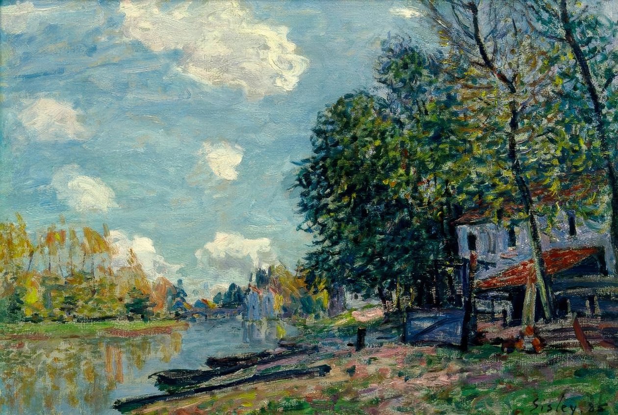 Moret – A Loing bankjai alkotó: Alfred Sisley