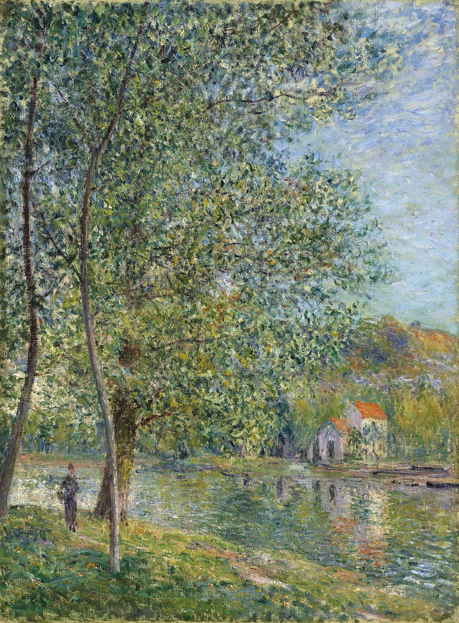 Reggel a Loing közelében; Matin pres du Loing, 1879 alkotó: Alfred Sisley