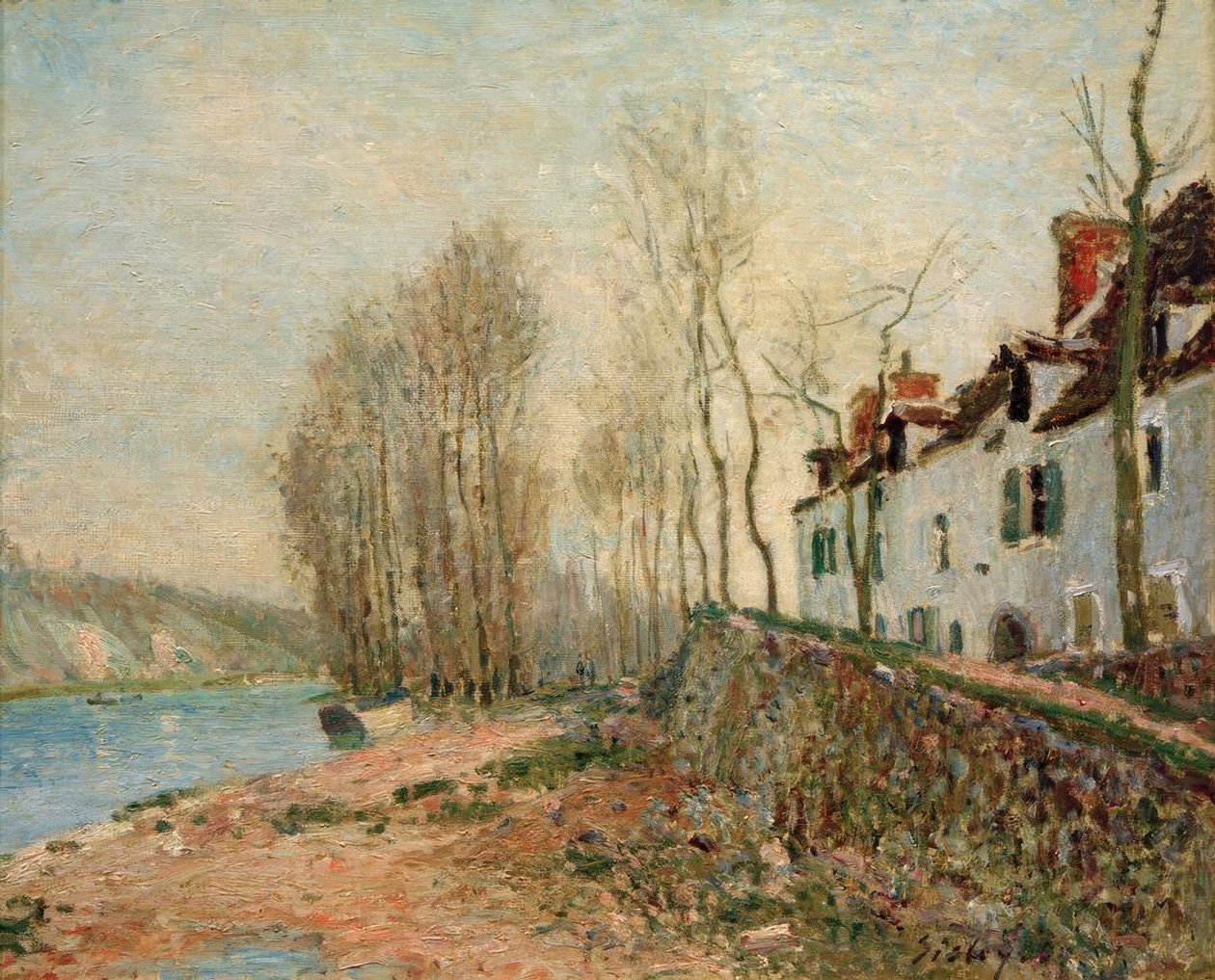 Saint-Mammes, La Croix-blanche alkotó: Alfred Sisley