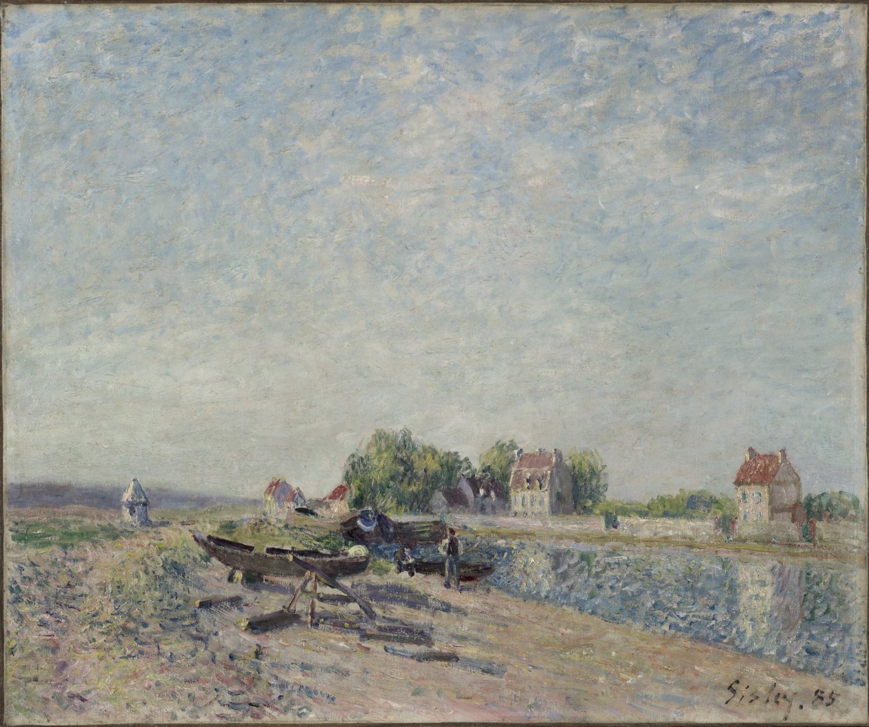 Saint-Mammes, Loing-csatorna alkotó: Alfred Sisley