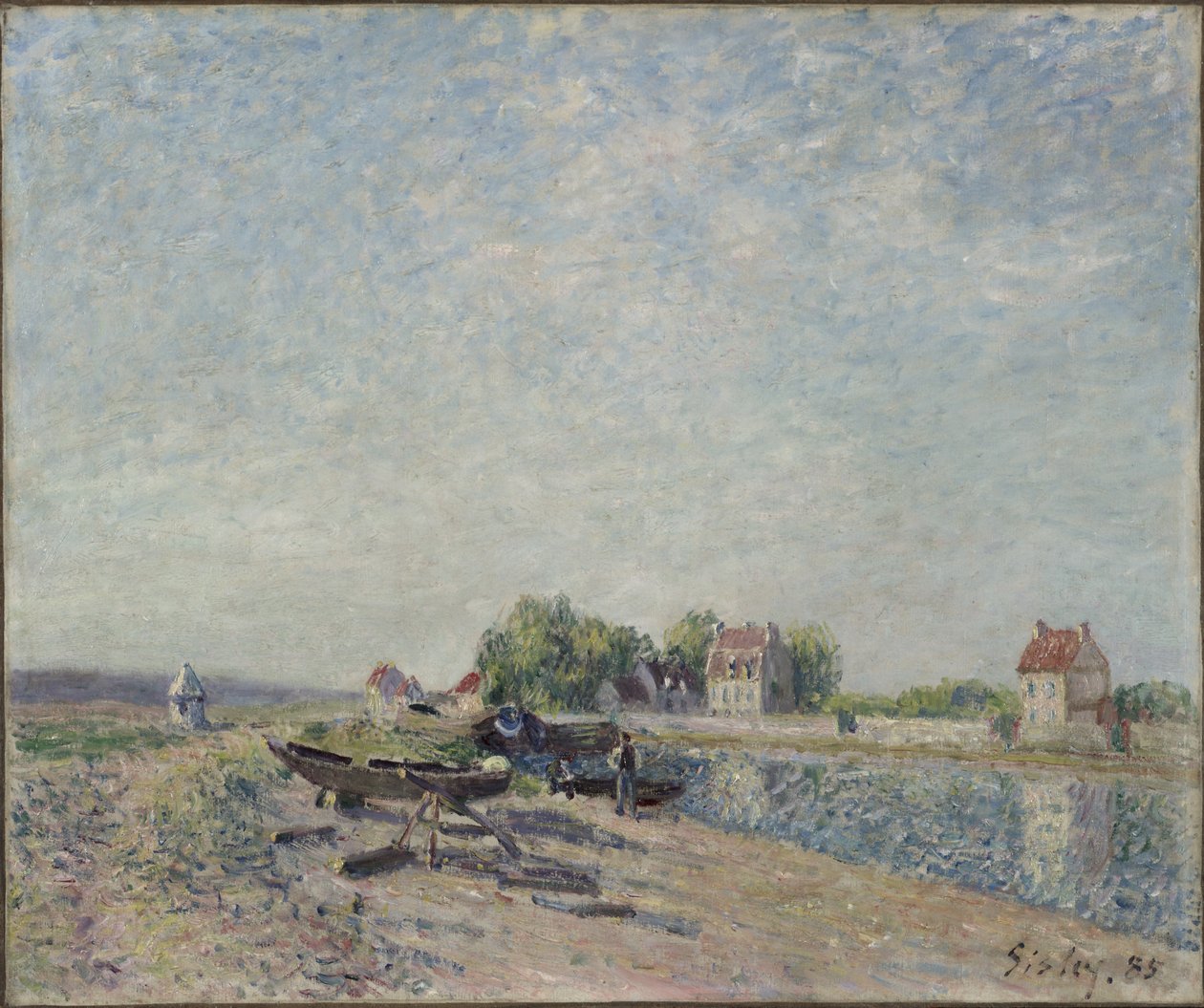 Saint-Mammes, Loing-csatorna alkotó: Alfred Sisley