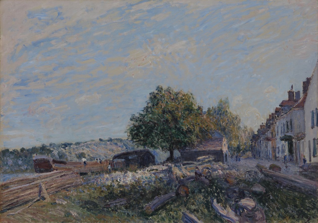 Saint Mammès – Reggel alkotó: Alfred Sisley