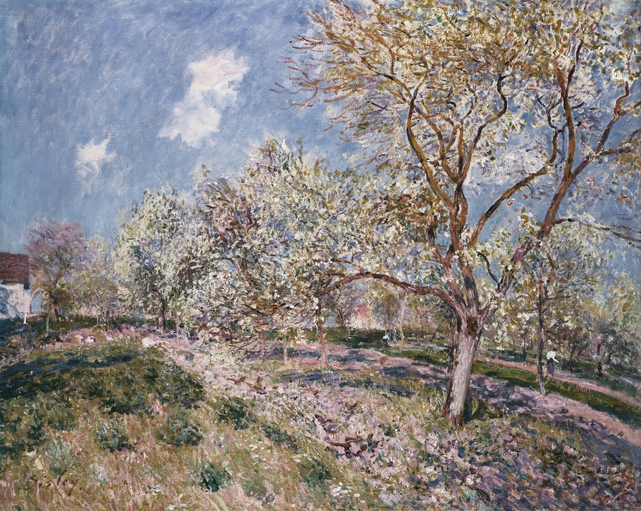 Tavasz Veneux-ban, 1880 alkotó: Alfred Sisley