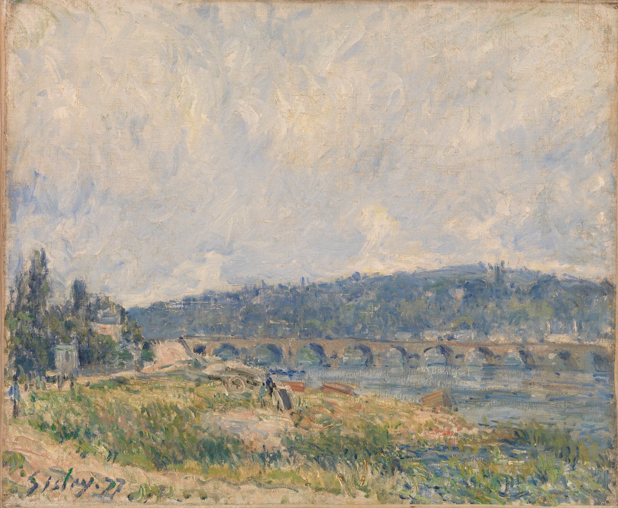 Sevres híd (The Sevres Bridge) alkotó: Alfred Sisley