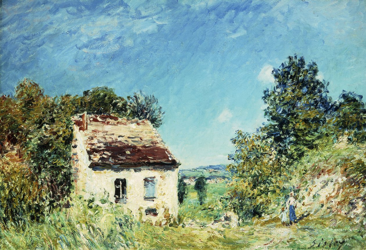 Az elhagyott ház; La Maison Abandonee, 1887 alkotó: Alfred Sisley