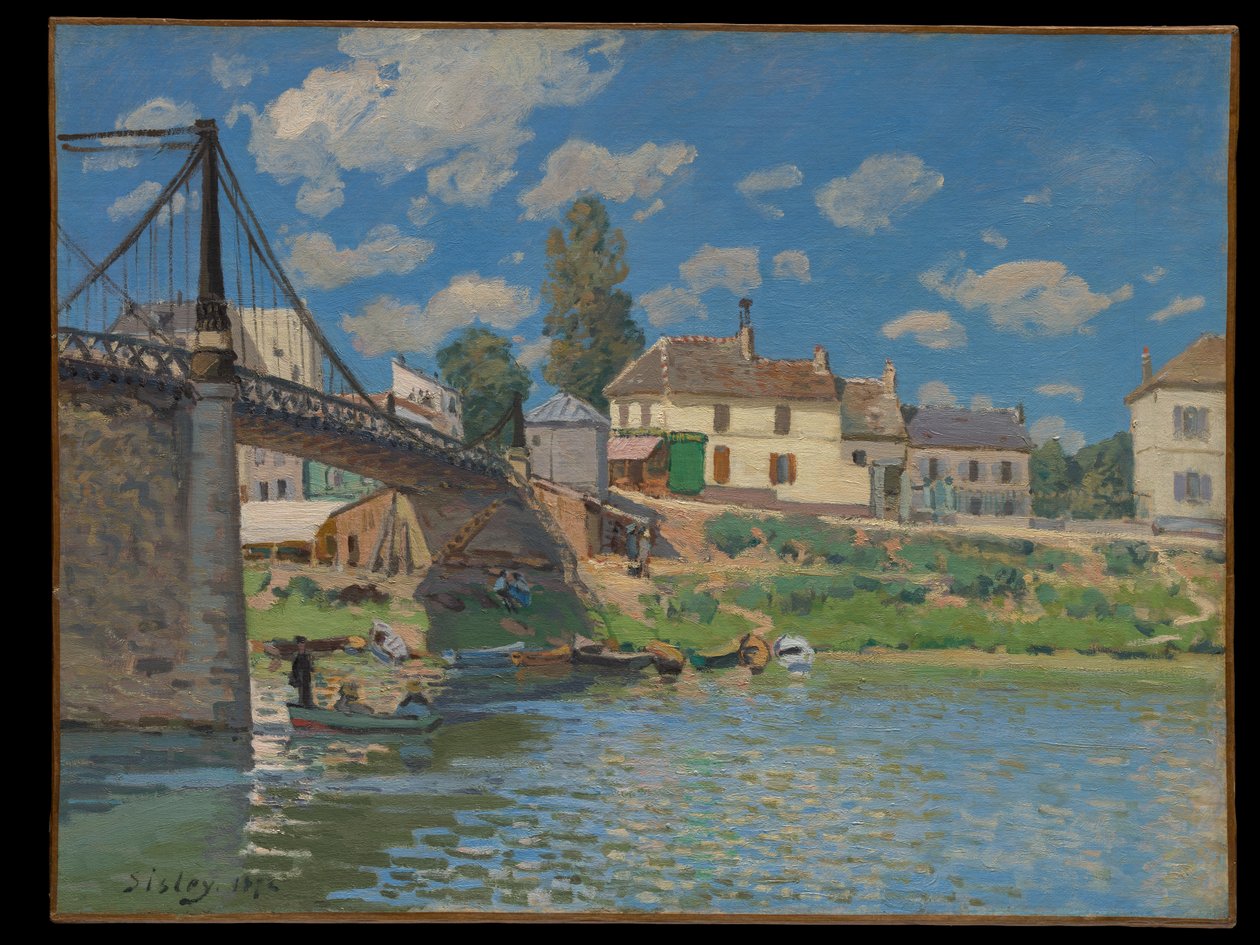 A villeneuve-la-garenne-i híd alkotó: Alfred Sisley