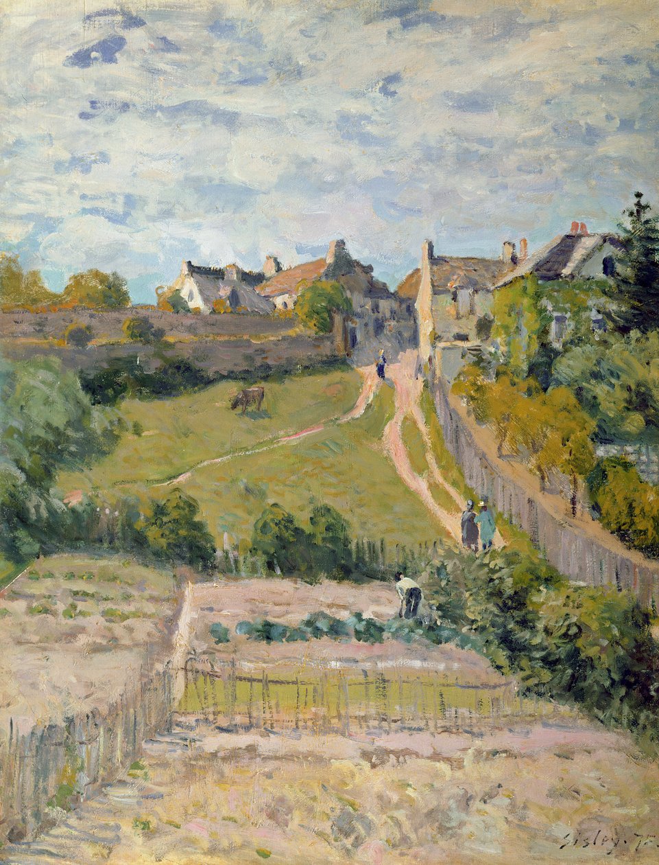 A hegymászó ösvény, 1875 alkotó: Alfred Sisley