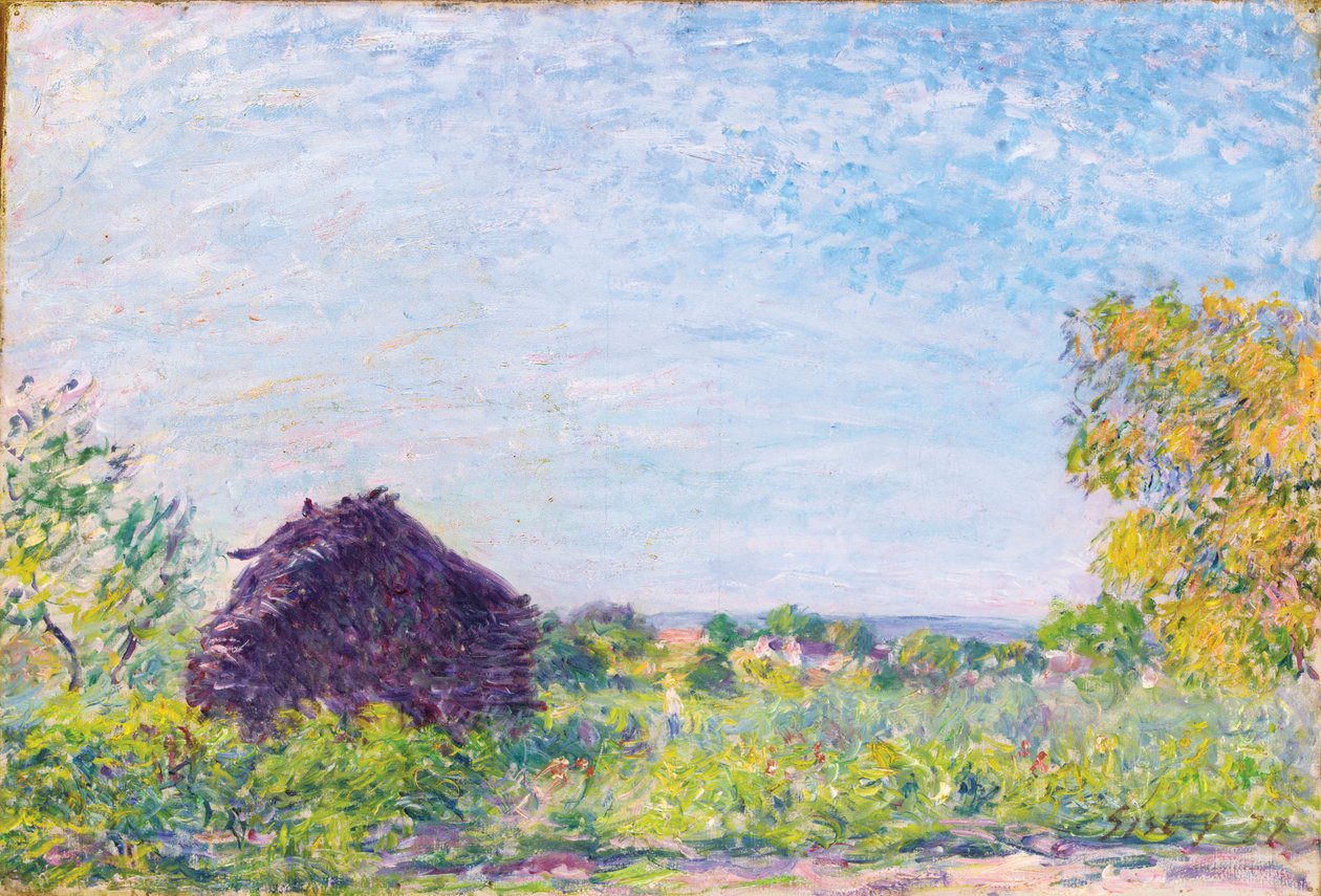A szénakazal, 1877 alkotó: Alfred Sisley