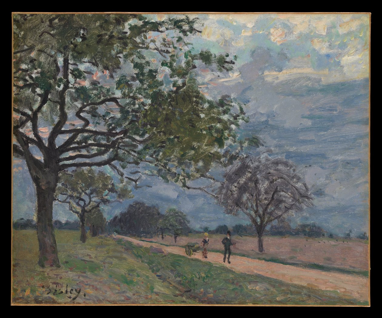 Az út Versailles-ból Louveciennes-be alkotó: Alfred Sisley