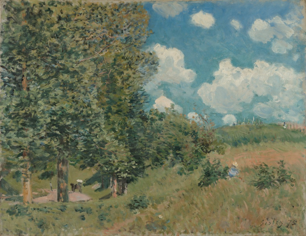 Az út Versailles-ból Saint-Germainbe alkotó: Alfred Sisley
