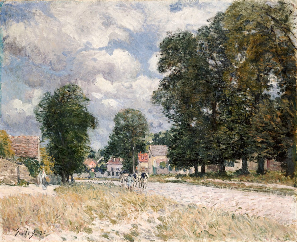 Az út Marly-le-Roiba alkotó: Alfred Sisley