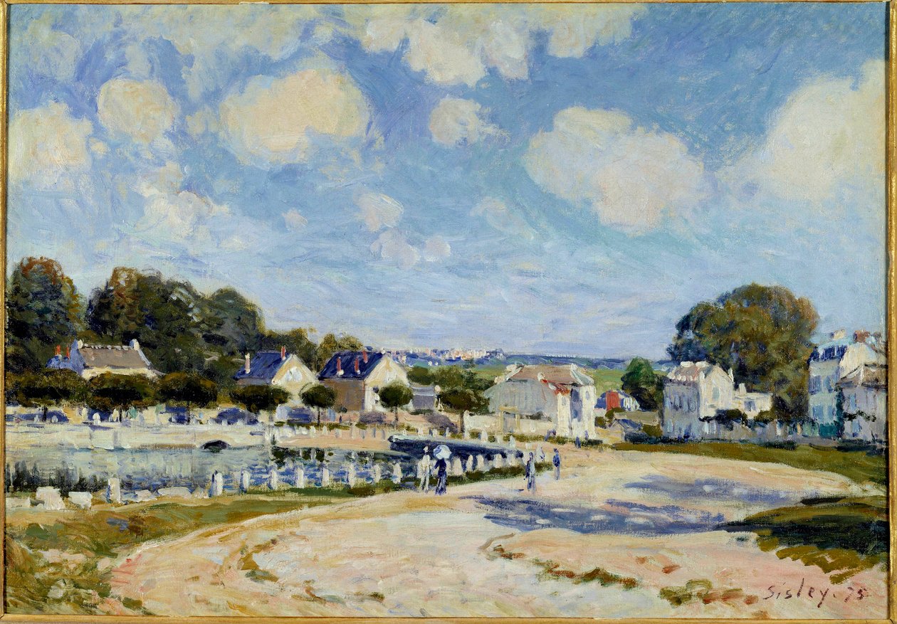 The Watering Place at Marly-le-Roi alkotó: Alfred Sisley