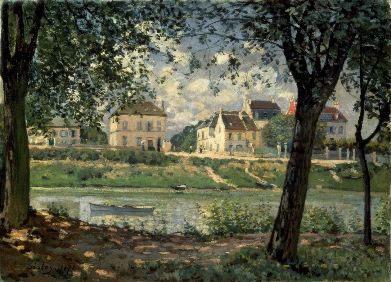 Villeneuvela-Garenne alkotó: Alfred Sisley