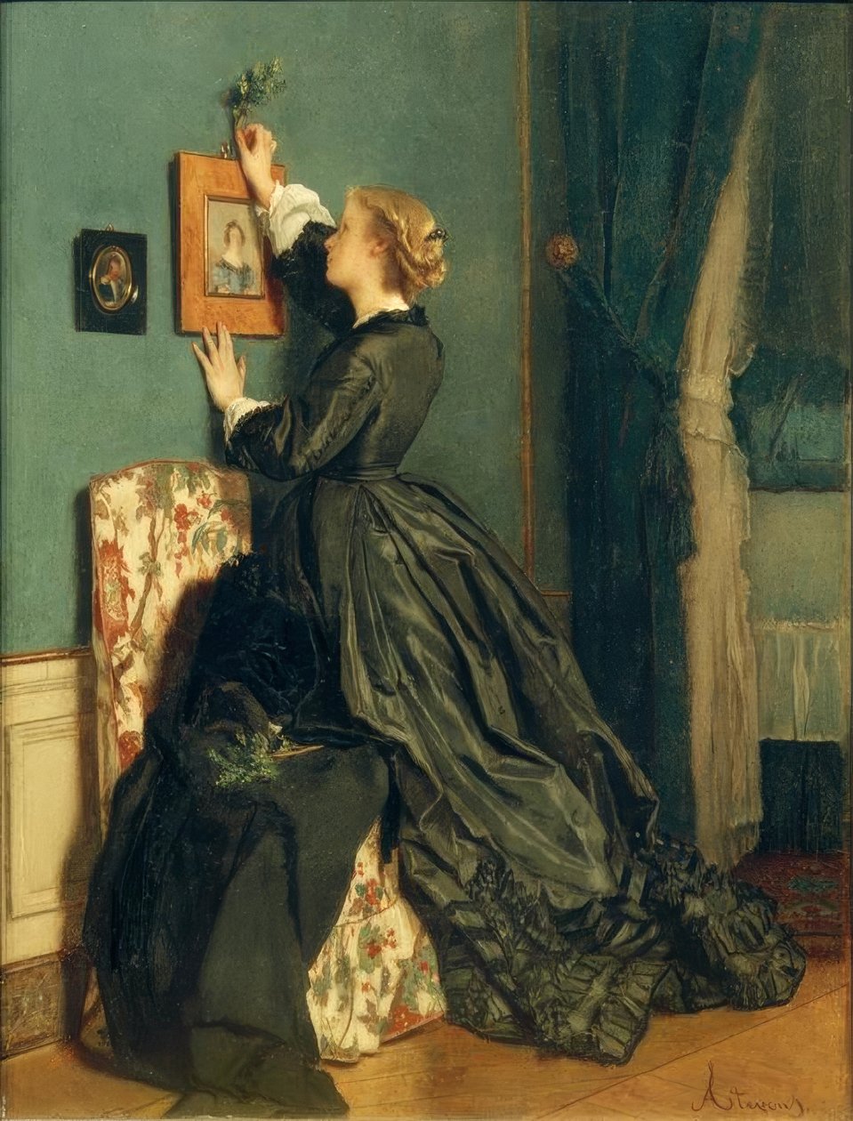 A.Stevens, Pálmavasárnap alkotó: Alfred Emile Stevens