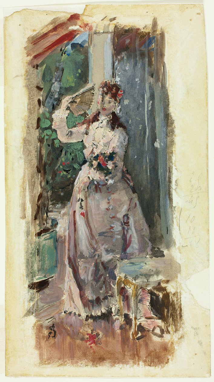 Az erkély sarka alkotó: Alfred Emile Stevens