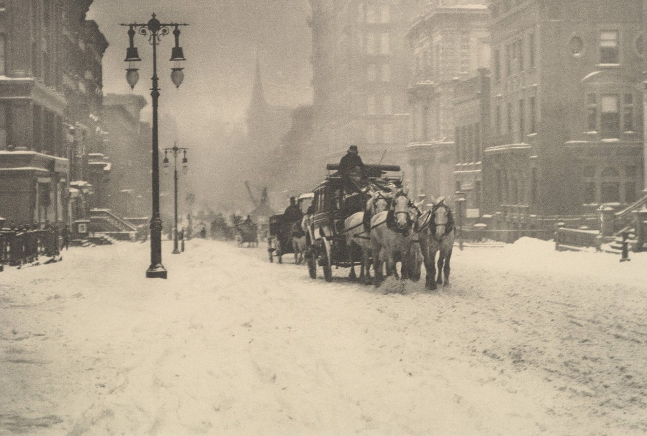Egy sivár nap, 1897 körül (fotónyomat) alkotó: Alfred Stieglitz