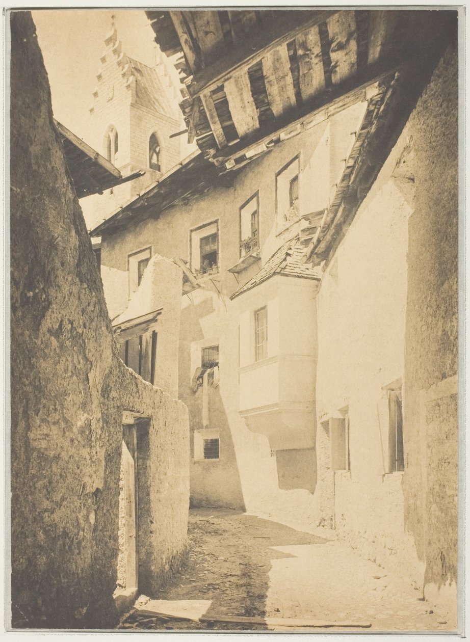 Egy utca Sterzingben, Tirolban alkotó: Alfred Stieglitz
