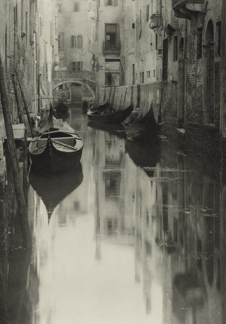 Egy velencei csatorna alkotó: Alfred Stieglitz