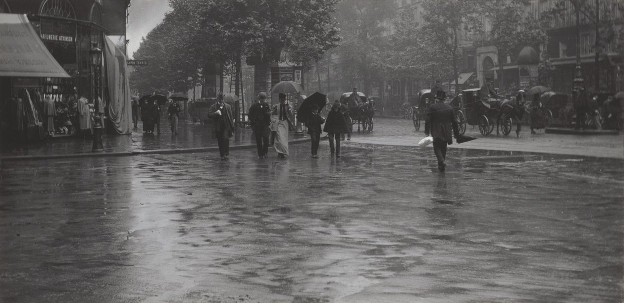 Esős nap a párizsi sugárúton alkotó: Alfred Stieglitz
