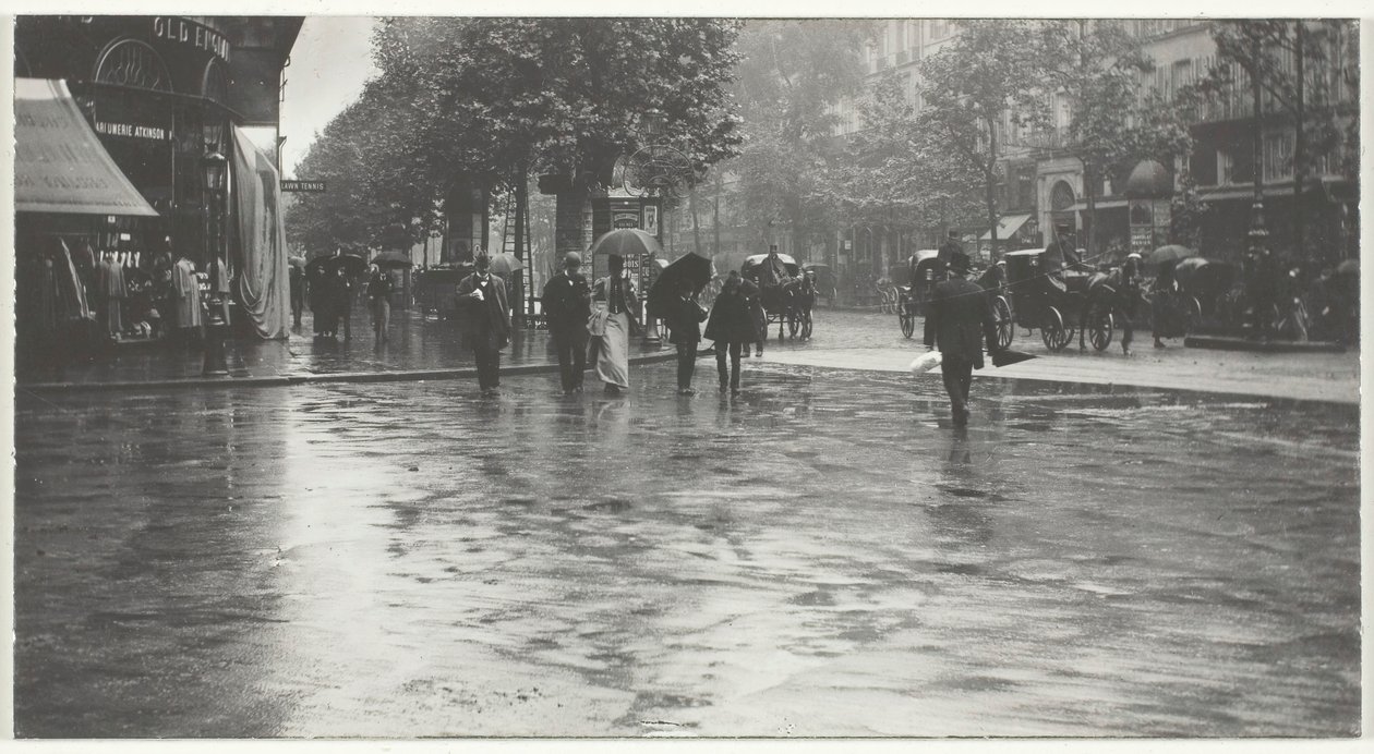 Egy nedves nap a körúton, Párizs, 1894, nyomtatva 191832. alkotó: Alfred Stieglitz