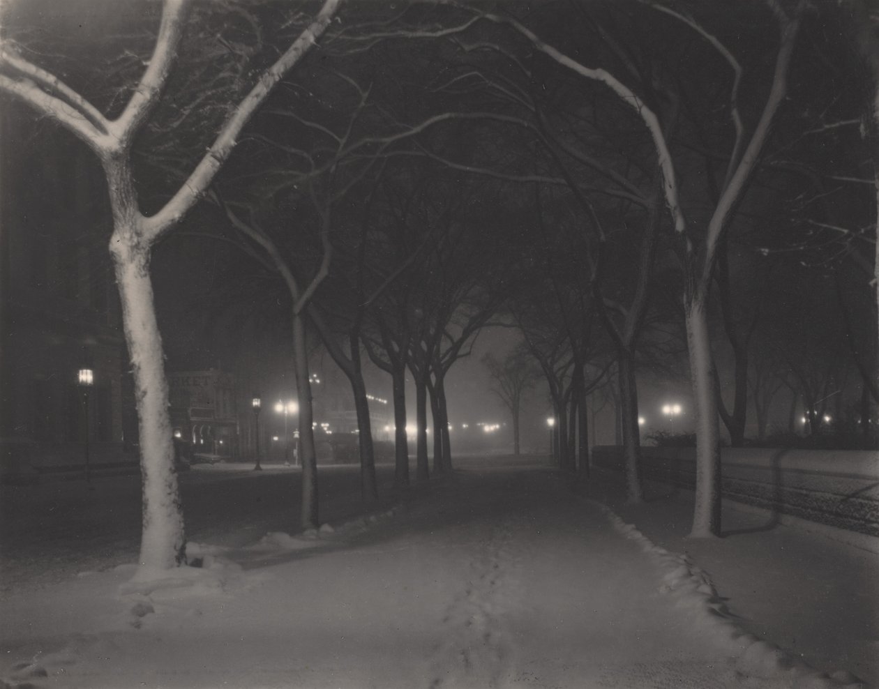 Egy jeges éjszaka alkotó: Alfred Stieglitz