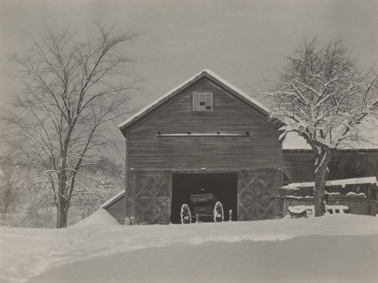 Pajta és hó alkotó: Alfred Stieglitz