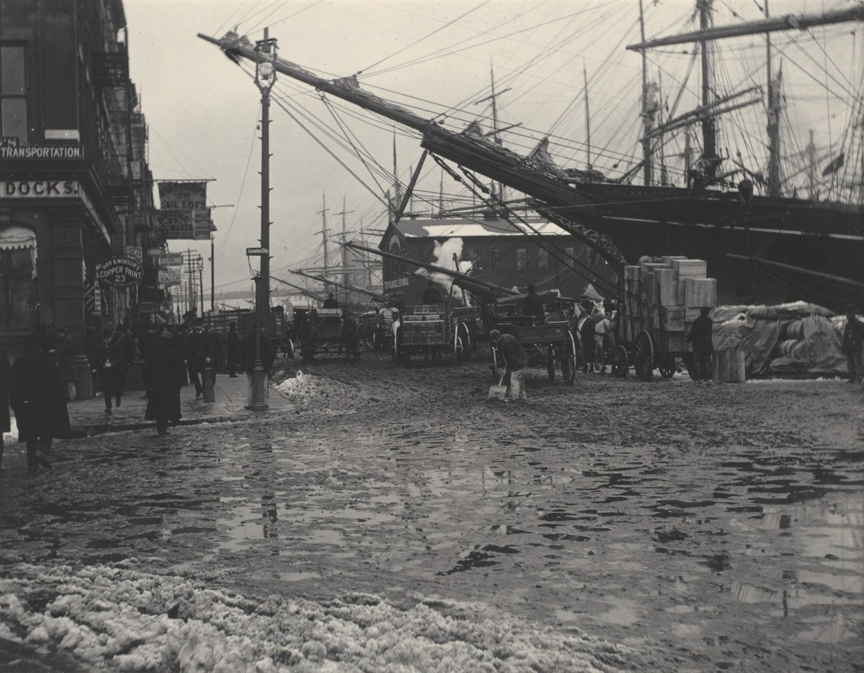 Coenties Slip alkotó: Alfred Stieglitz