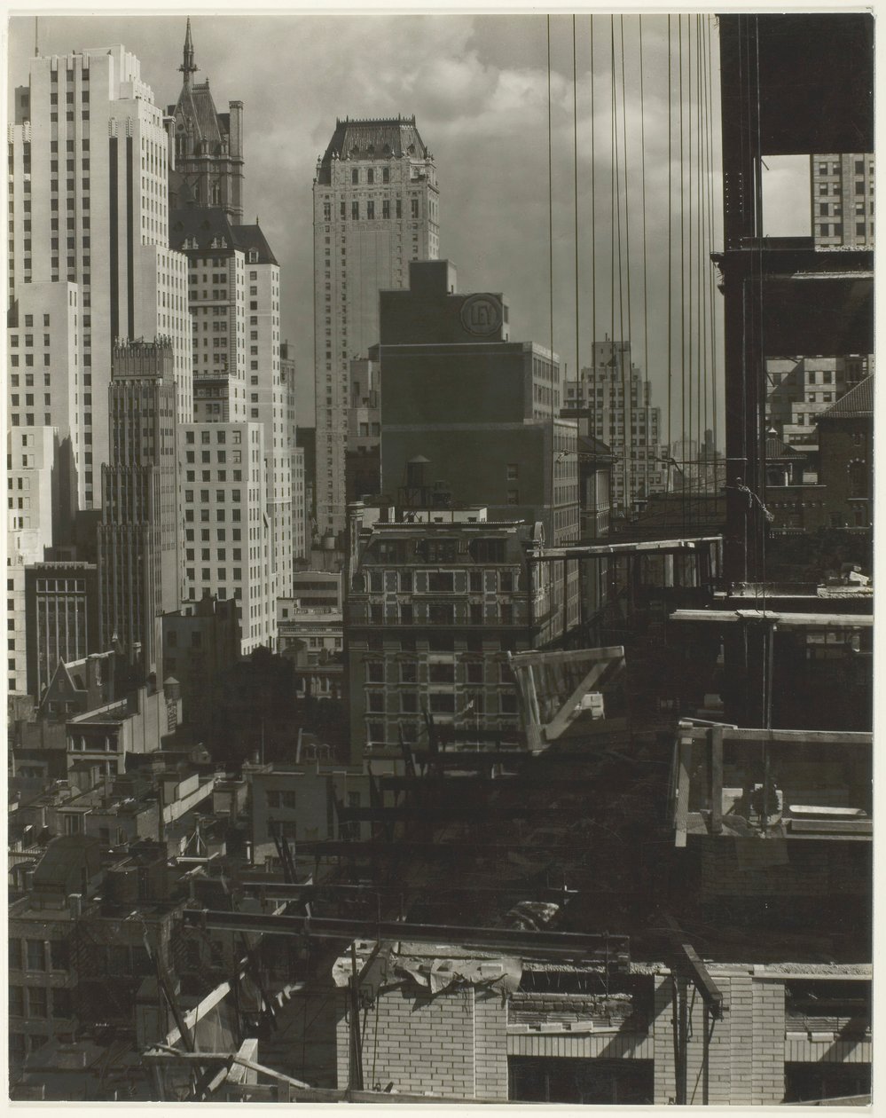 Az én ablakomból egy amerikai helyen, északon, 1931. alkotó: Alfred Stieglitz