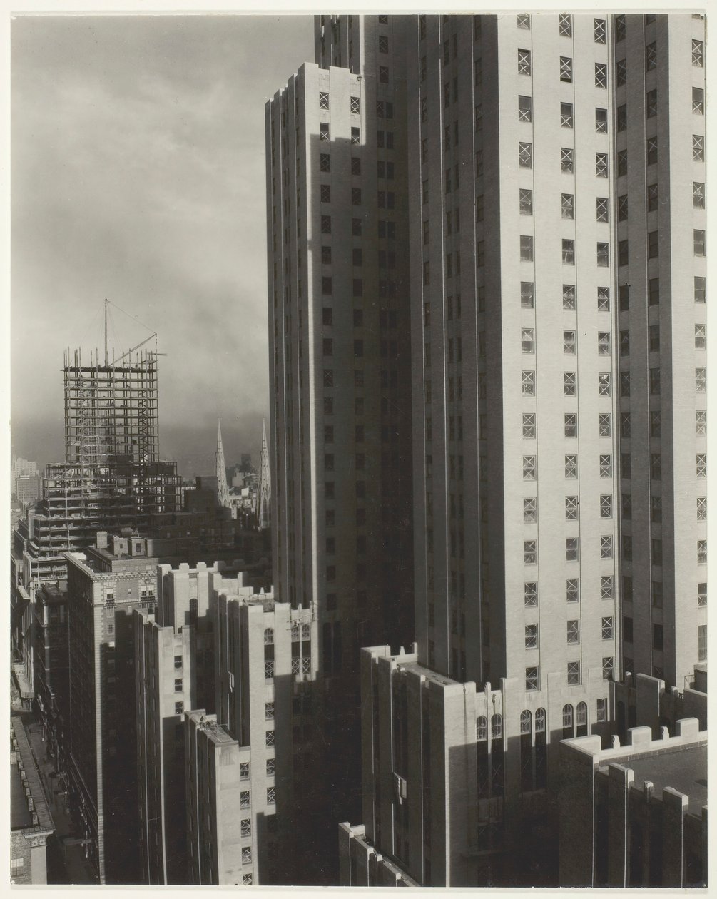 Az én ablakomból a Sheltonban, Nyugaton, 1931. alkotó: Alfred Stieglitz
