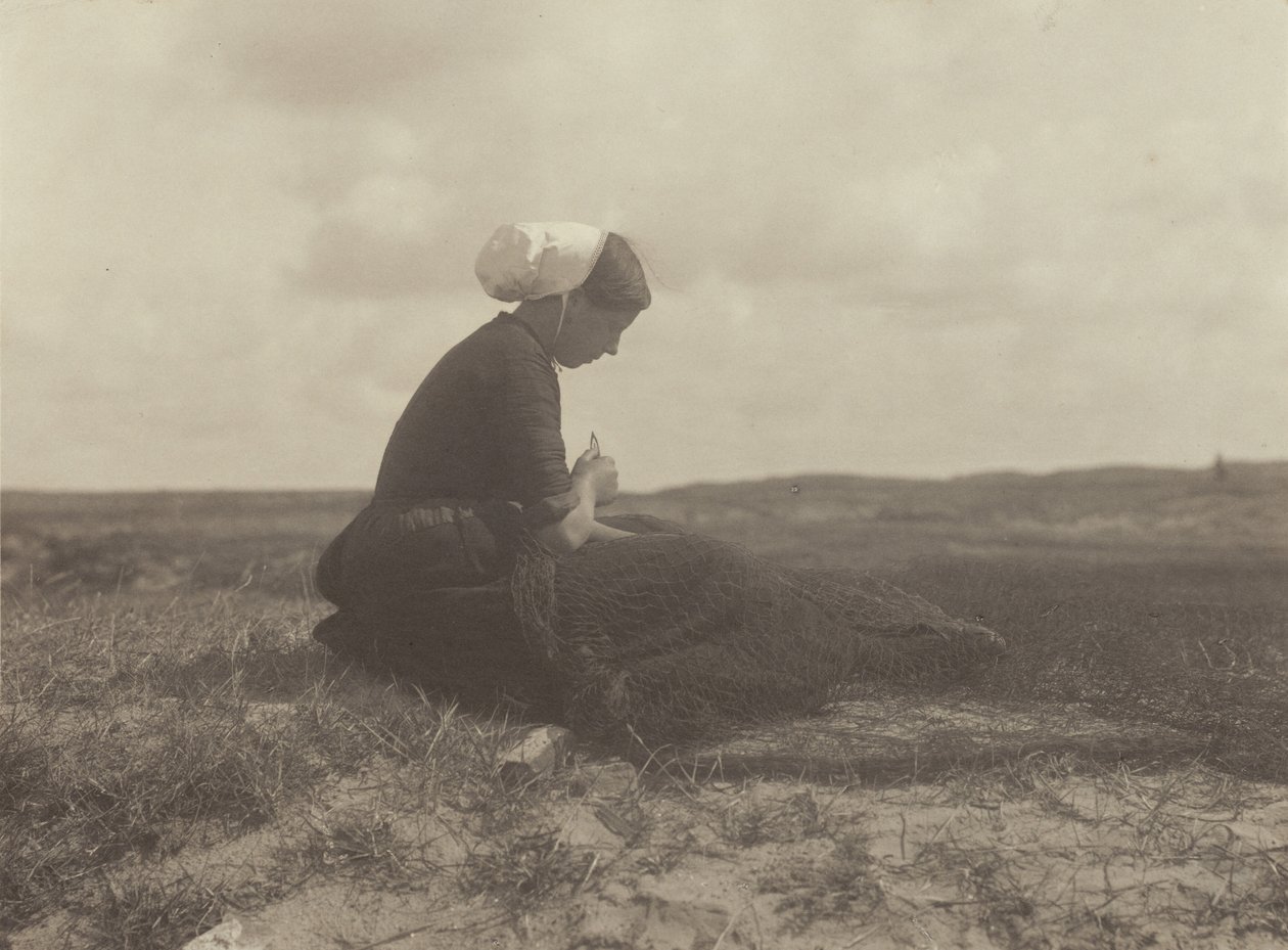 Hálók javítása alkotó: Alfred Stieglitz