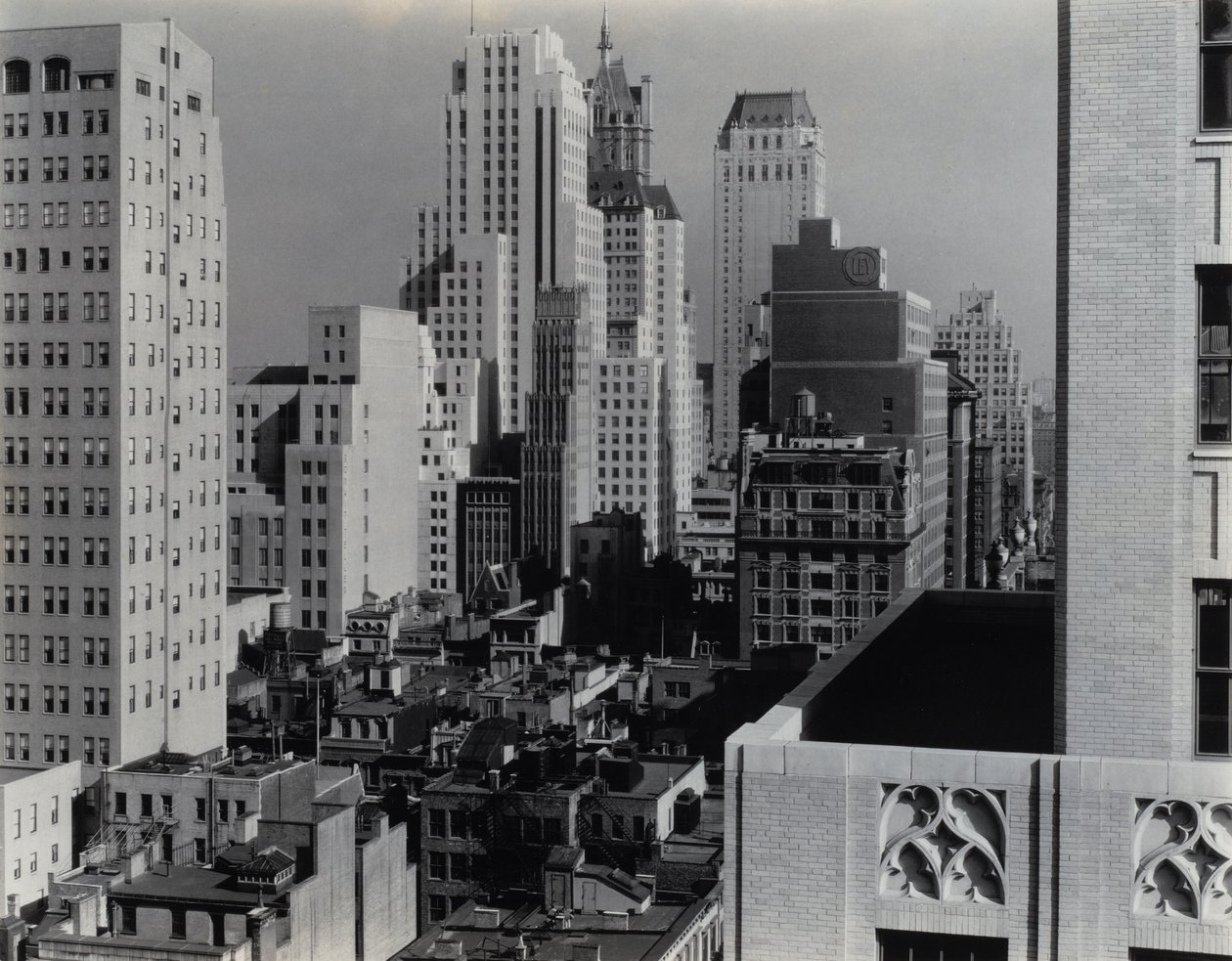 New York az „An American Place” című sorozatból alkotó: Alfred Stieglitz