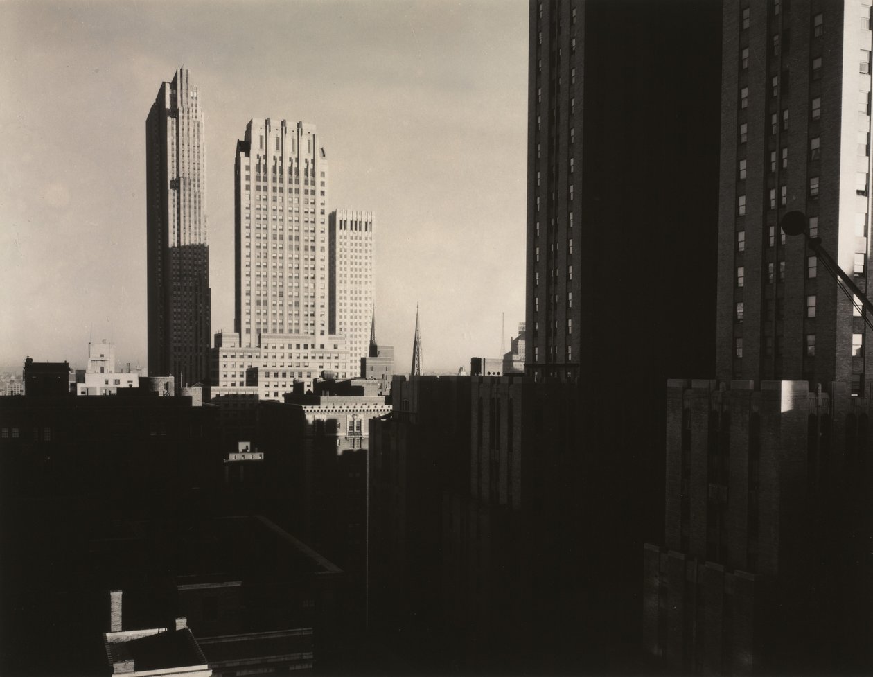 New York a Sheltonból nézve alkotó: Alfred Stieglitz