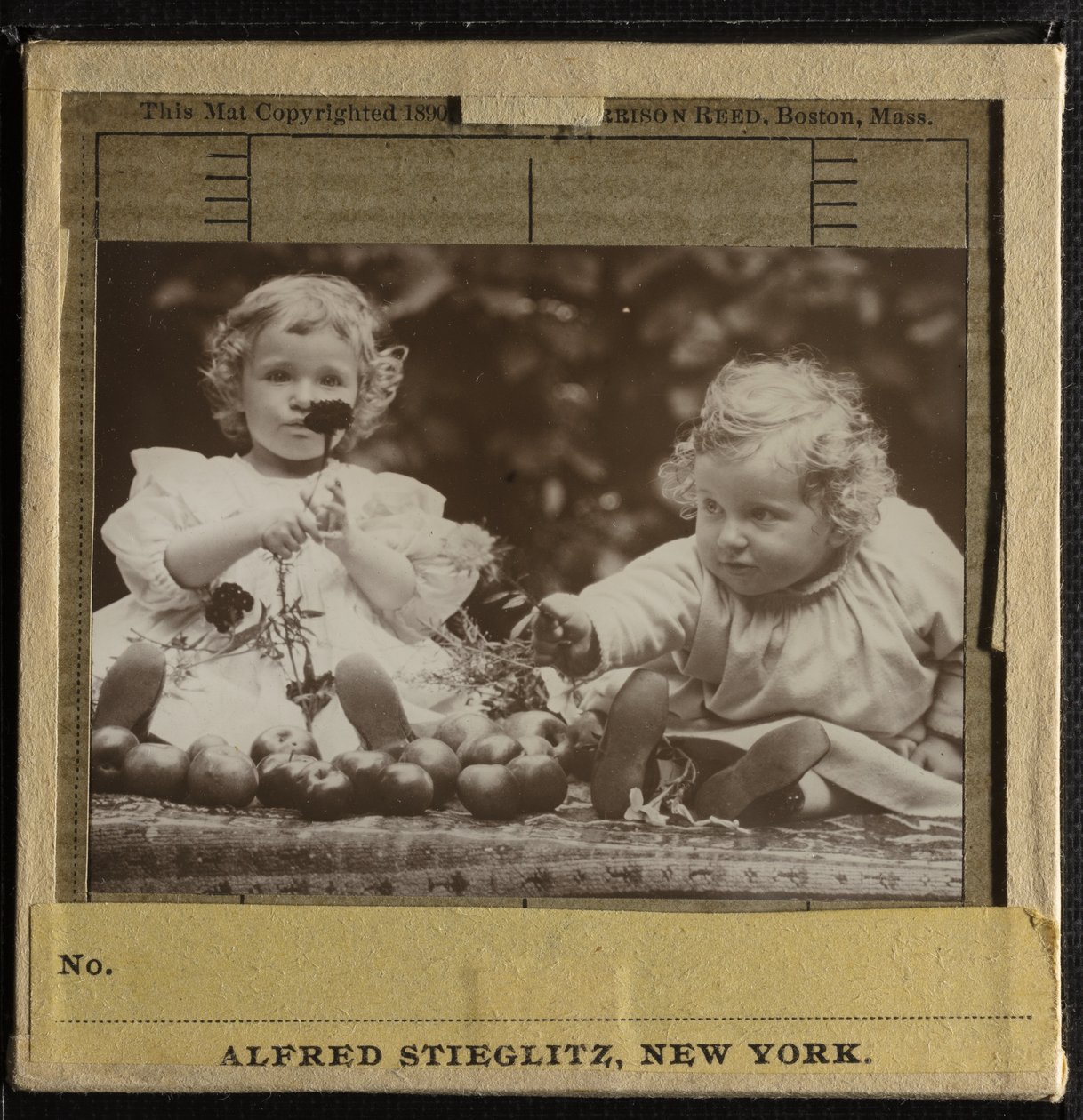 Unokahúgok - Flóra virágot tart, és Hedvig alkotó: Alfred Stieglitz