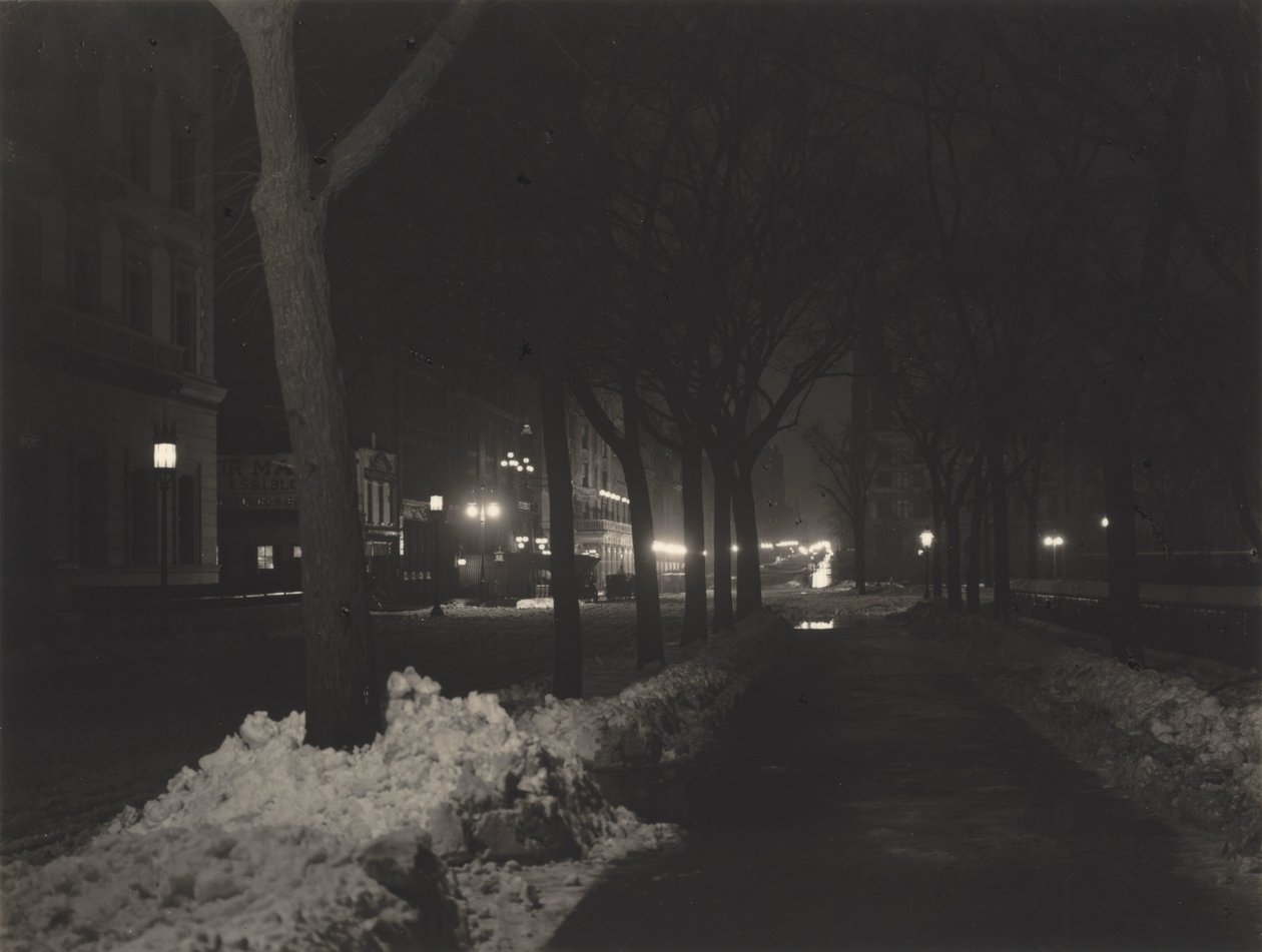 Éjszaka, New York alkotó: Alfred Stieglitz