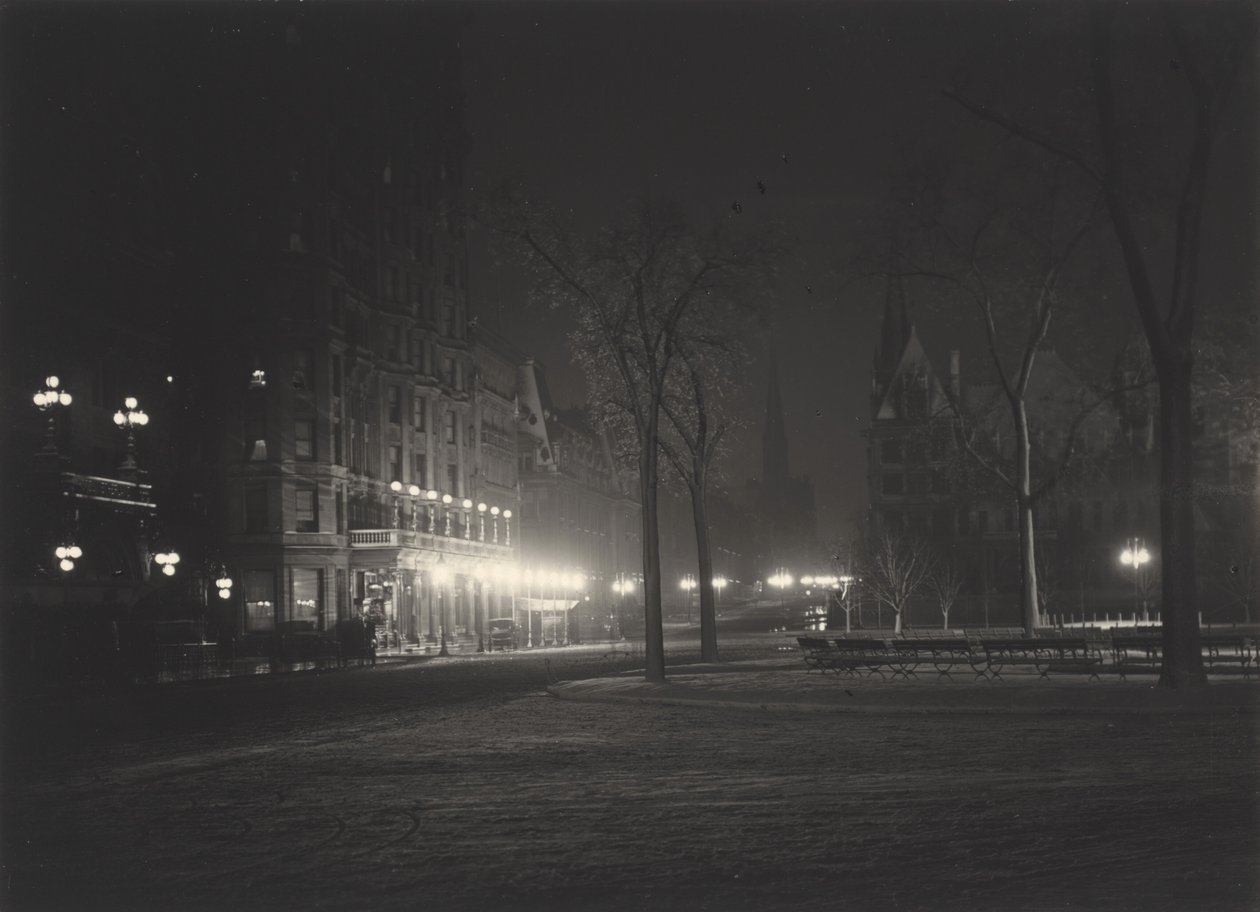 Éjszaka, New York alkotó: Alfred Stieglitz