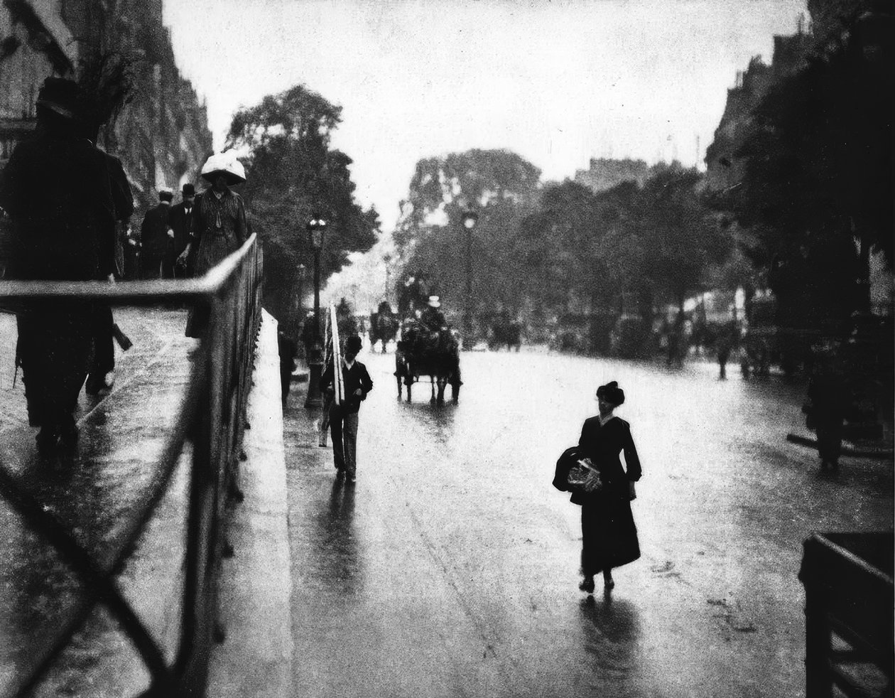 Párizs, utcakép / fotó 1911 alkotó: Alfred Stieglitz