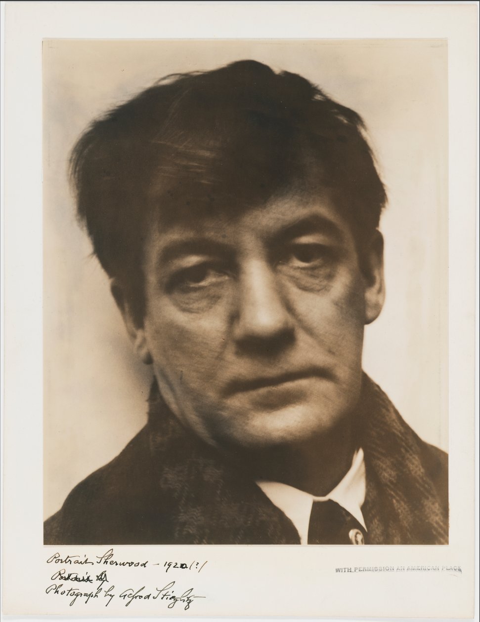 Sherwood Anderson alkotó: Alfred Stieglitz