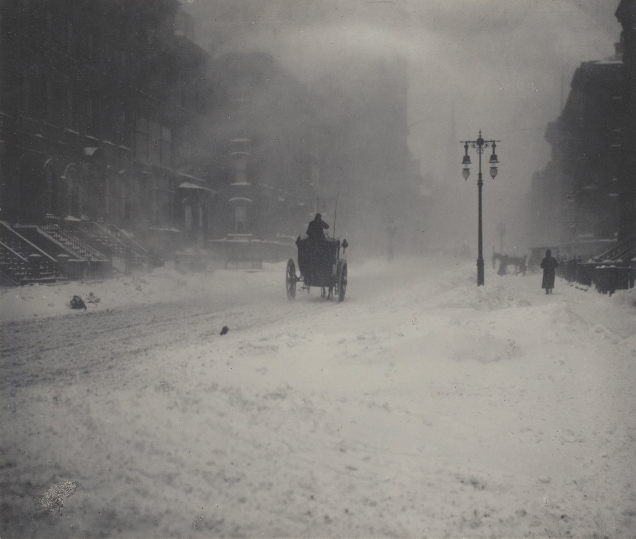 A hóvihar, New York alkotó: Alfred Stieglitz