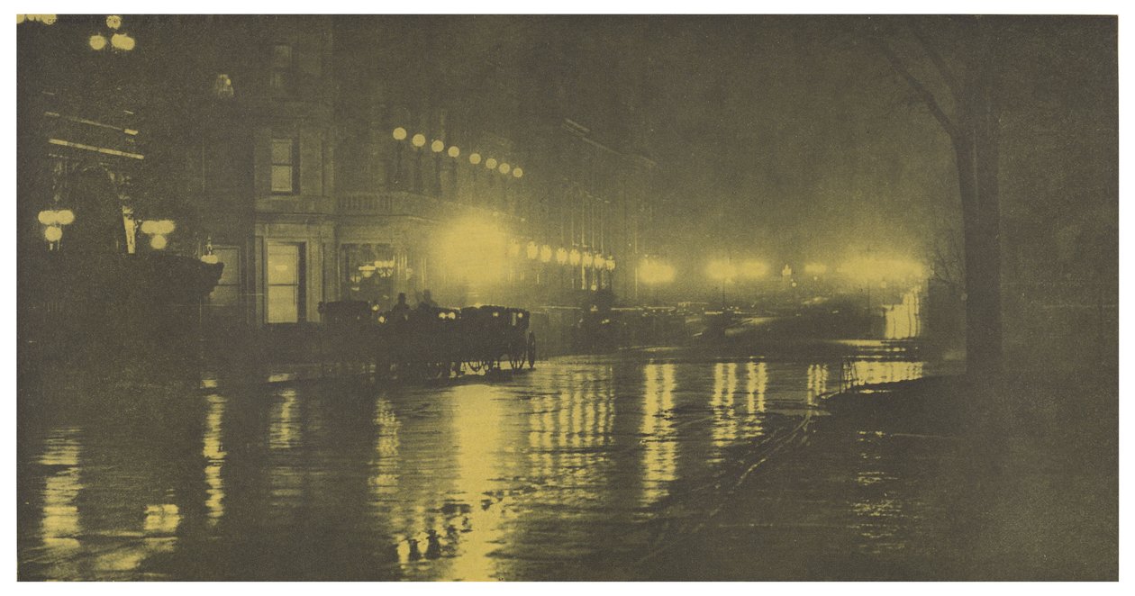 Az éjszaka ragyogása - New York alkotó: Alfred Stieglitz