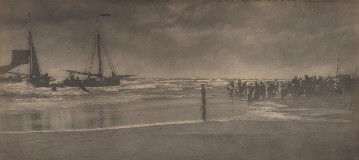 A csónakok partra szállása alkotó: Alfred Stieglitz