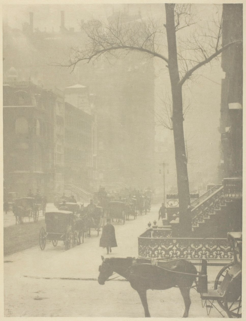 The Street, Fifth Avenue alkotó: Alfred Stieglitz