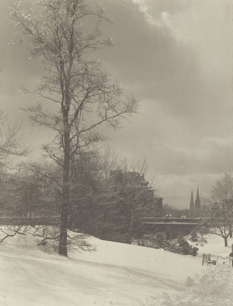 Tél (Central Park) alkotó: Alfred Stieglitz