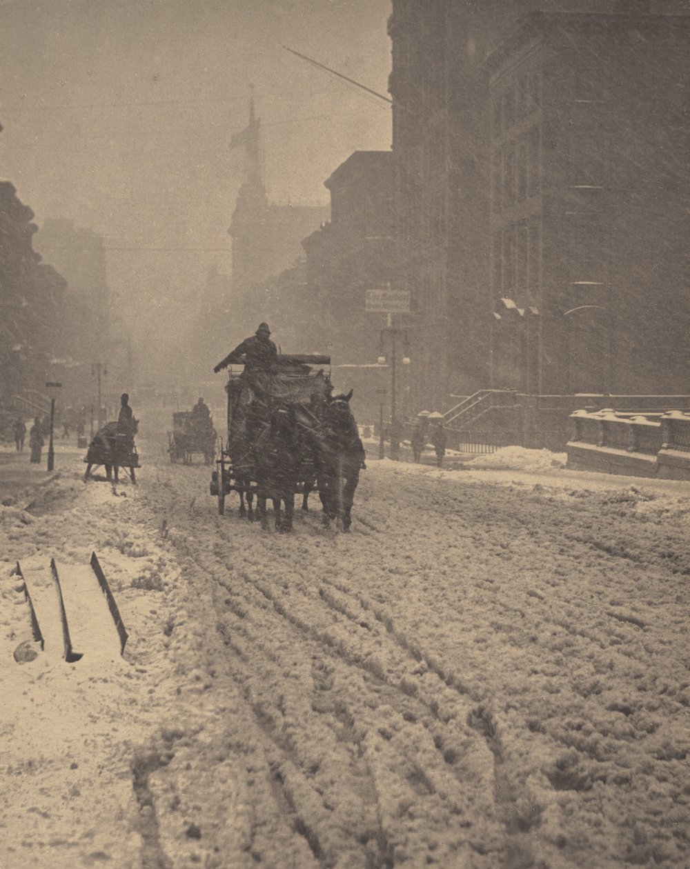 Tél, az Ötödik sugárút alkotó: Alfred Stieglitz